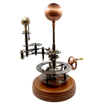 Engraved Mechanical Orrery Solar Astronomy System, 7 of 11