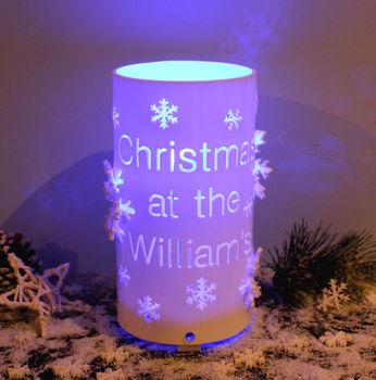 Personalised Decorative Christmas LED Light Snowflakes, 4 of 6