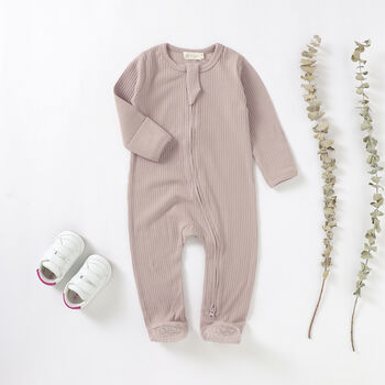 Tiny Alpaca Organic Cotton Baby Sleepsuit, 4 of 9