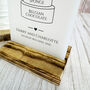 Classic Personalised Wedding Cake Sign Opaque Acrylic, thumbnail 5 of 6