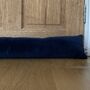 Personalised Velvet Draught Excluder With Heavy Filling, thumbnail 1 of 3