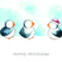 Puffins Christmas Card Pack Of Eight, thumbnail 3 of 3