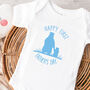First Fathers Day Gift Baby And Papa Bear Babygrow, thumbnail 2 of 2
