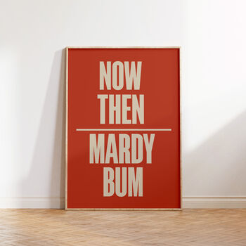 Mardy Bum Music Gift Lyric Print, 4 of 5