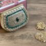 Shiraz Mini Kundan Clutch, thumbnail 3 of 6