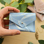Personalised Recycled Leather Pastel Jewellery Pouch, thumbnail 4 of 11