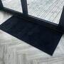 Washable Runner Doormat In Black, thumbnail 2 of 4