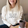 Personalised I've Eaten Too Much, Funny Christmas Jumper, thumbnail 1 of 3