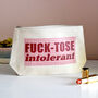 Zero Tolerance Funny Cosmetic Bag, thumbnail 3 of 3