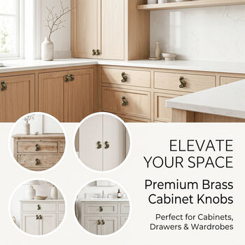 Brass Seahorse Drawer Pull Knob, 6 of 8