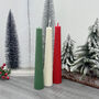 Freestanding Christmas Taper Candle Christmas Decor, thumbnail 2 of 10