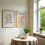 Coffee Club Retro Wall Art Poster Print, thumbnail 3 of 12