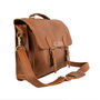 Personalised Leather Classic Messenger Satchel, thumbnail 5 of 12