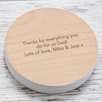 Personalised Engraved Coaster Graduation Gift For Student, 7 of 8