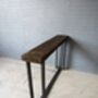 Industrial Reclaimed Custom Hall Console Side Table 393, thumbnail 3 of 5