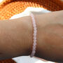 Rose Quartz Bracelet – Love And Compassion, thumbnail 1 of 6