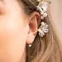 Isabella Pearl Hoop Earrings, thumbnail 5 of 11