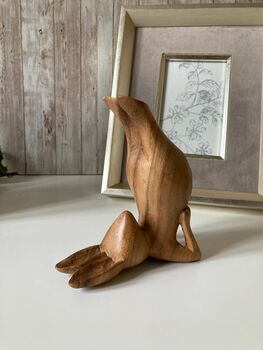 11cm Yoga Bunny Rabbit Figurine Pilates Statue Gift, 10 of 10