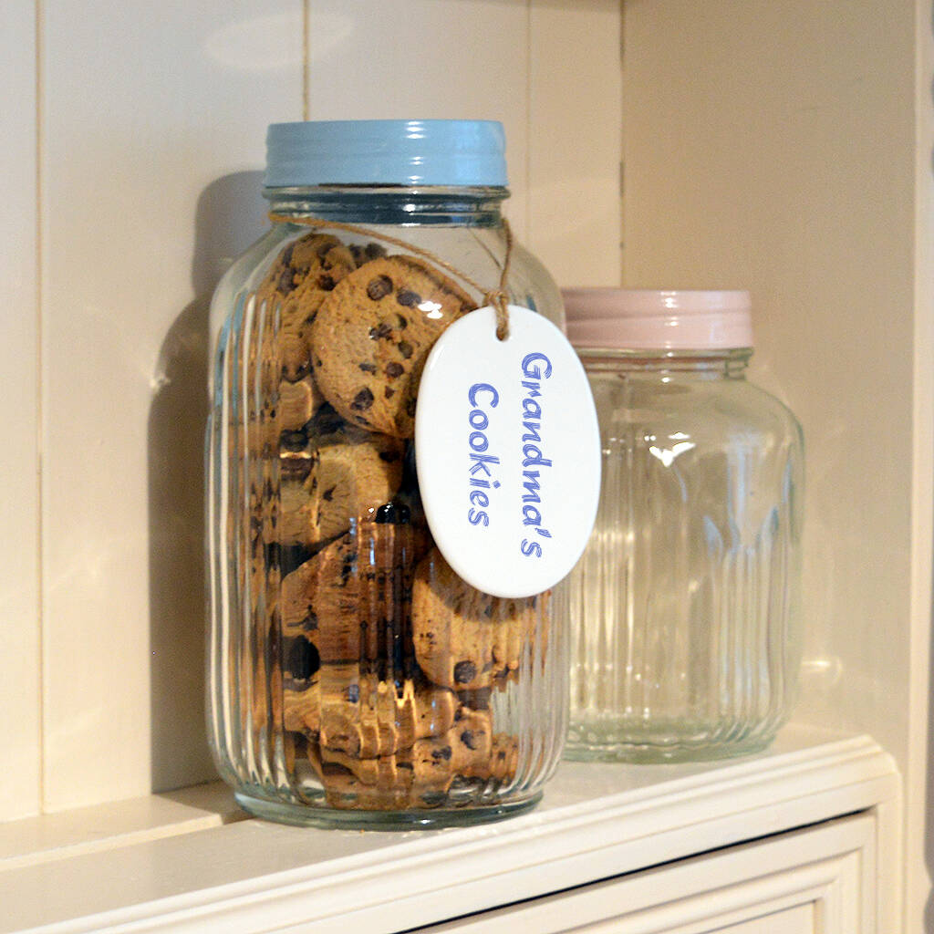 Personalised Grandma's Cookies Jar Label