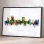 Swansea Skyline Cityscape Art Print, thumbnail 1 of 12