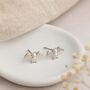 Sterling Silver Bat Stud Earrings – 12mm, thumbnail 8 of 8