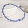 September Sapphire Birthstone Beaded Bracelet, thumbnail 1 of 4