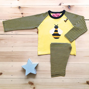 Personalised Children's Bee Pyjamas, 2 of 3