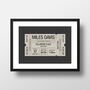 Personalised Concert / Gig Ticket Print, thumbnail 1 of 6