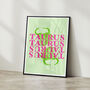 Taurus Zodiac Typography Print, thumbnail 1 of 6