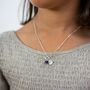 Personalised Childs Heart Necklace With Birthstones, thumbnail 2 of 12