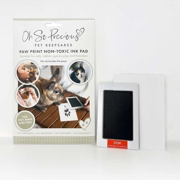 Paw Print Non Toxic Paw Print Ink Pad Kit For Small Mammals, 5 of 10