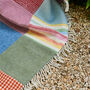 Extra Large Luxury Patchwork Wool Blanket, thumbnail 10 of 10