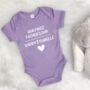 Our First Fathers Day Personalised Babygrow, thumbnail 3 of 9