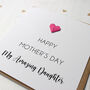 Mother's Day Card For Daughter With Origami Heart, thumbnail 3 of 5