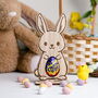 Personalised Bunny Easter Egg Holder – Custom Wooden Chocolate Display For Children – Thoughtful Spring Keepsake, thumbnail 4 of 7