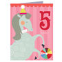 Mini Horse 5th Birthday Card, thumbnail 2 of 3