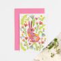 Happy Hare Plantable Easter Card, thumbnail 1 of 7