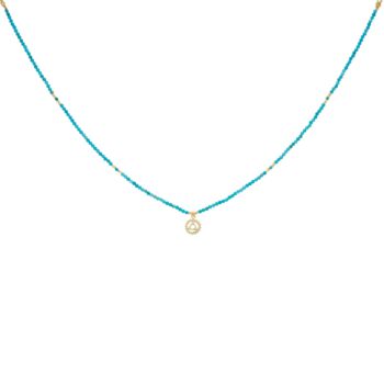 Turquoise Howlite And Apatite Throat Chakra Bracelets And Necklaces, 3 of 6