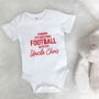 Watching Sport With Uncle Personalised Sports Babygrow, thumbnail 5 of 8