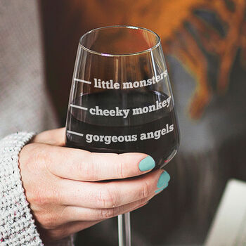 'Cheeky Monkeys' Wine Glass, 4 of 6