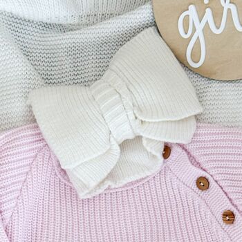 Little Bunny First Easter Personalised New Baby Romper Three Colours Available, 11 of 12