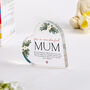 Personalised Mum Heart Plaque Holiday Gift, thumbnail 3 of 5