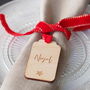 Personalised Wooden Table Star Place Setting, thumbnail 1 of 5