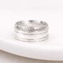 Personalised Classic Wide Sterling Silver Spinner Ring, thumbnail 3 of 9