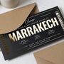 Personalised Marrakech Boarding Pass Gift Voucher, thumbnail 4 of 9