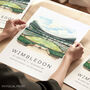 Tennis Poster Of Wimbledon Centre Court, thumbnail 1 of 7