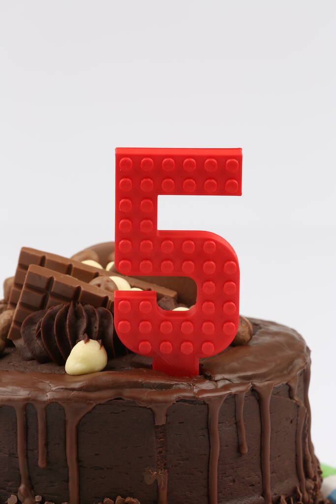 How to Make Number 5 Birthday Cake | ASMR Video - YouTube