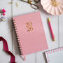 Personalised Luxury 2026 Weekly Diary| Planner| Signature Blush Pink, thumbnail 1 of 12