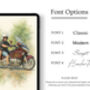 Personalised Motorbike Watercolour Portrait, thumbnail 2 of 9