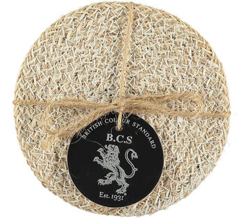 Natural Jute Coasters, Set Of Four, 6 of 12